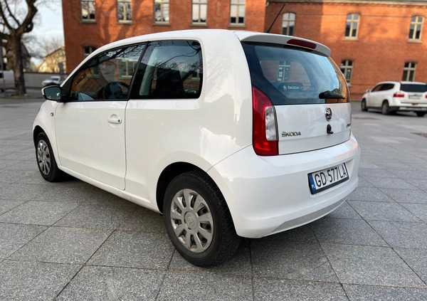 Skoda Citigo cena 19450 przebieg: 158000, rok produkcji 2015 z Gdańsk małe 137